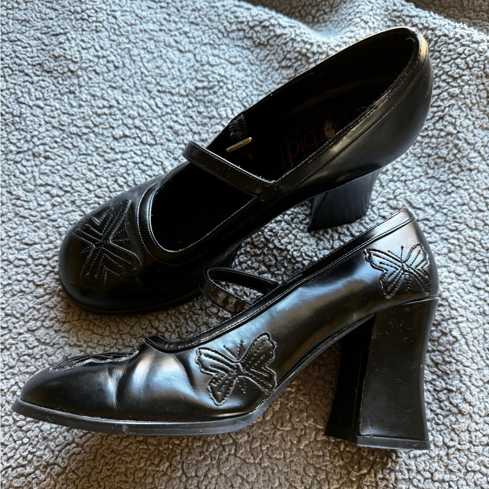 Morbid Threads Y2K chunky heel